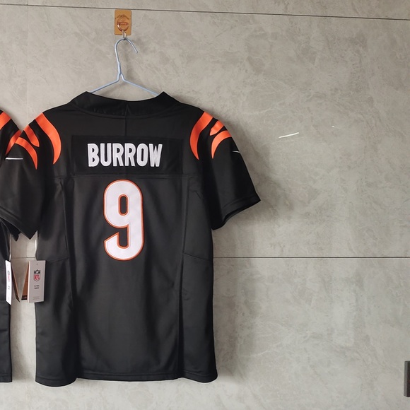 NWT mens & youth 9 Joe Burrow Black 2024 FUSE Stitched Jersey - Picture 2 of 3